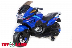 Мотоцикл Moto New ХМХ 609, синий, свет и звук (ToyLand, ХМХ 609_синий) - миниатюра